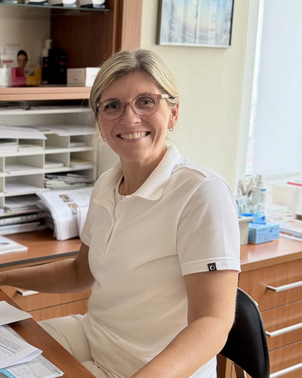 Dr. med. A. Gerlach in der Praxis
